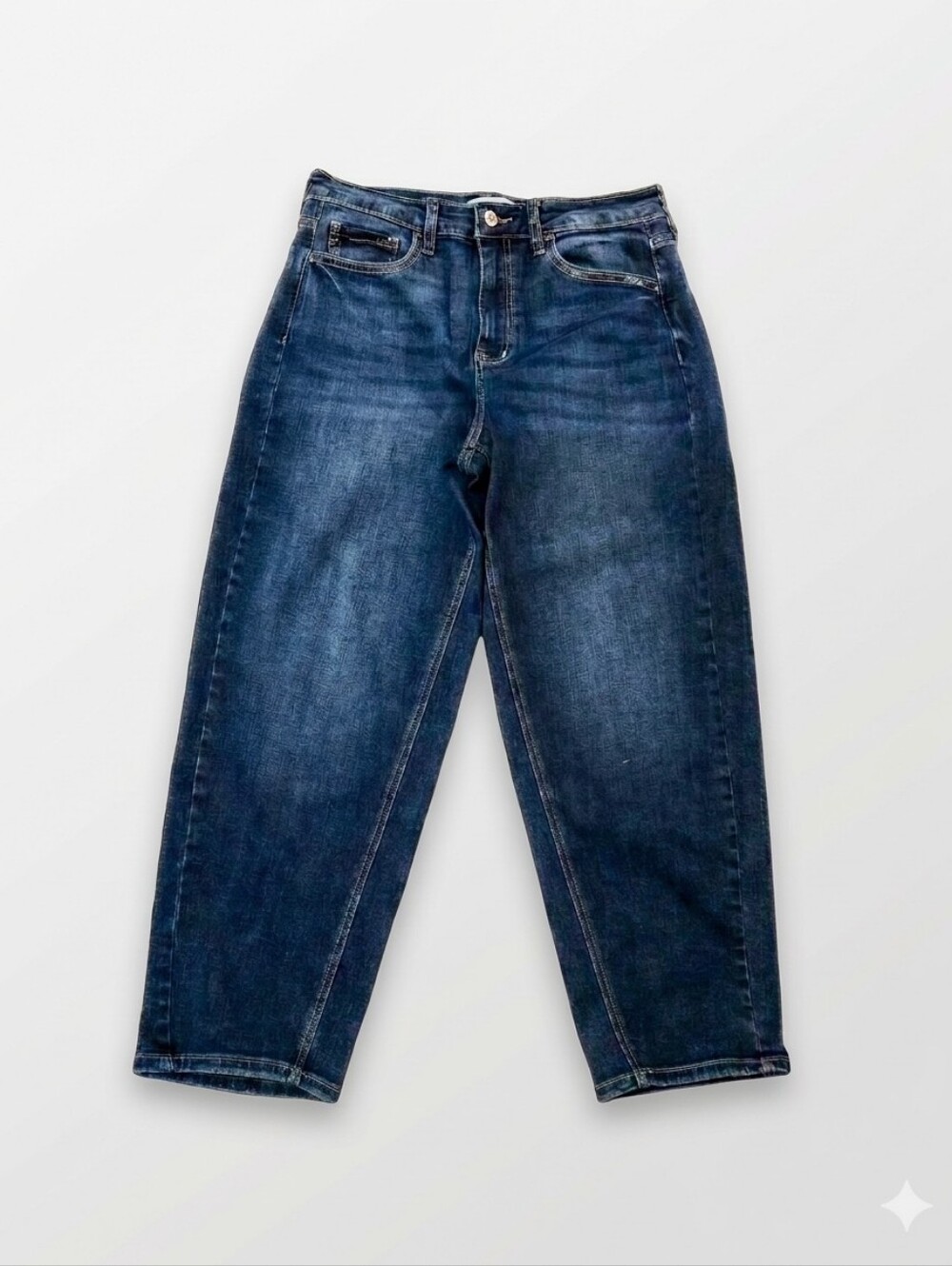 Kancan Super High Rise Slim Barrel Jeans Style 234648 Size 28 NWOT